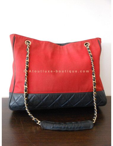 SAC CHANEL VINTAGE ROUGE
