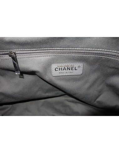 SAC CHANEL SHOPPING CUIR ROUGE