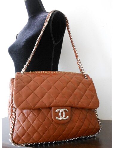 SAC CHANEL MADEMOISELLE JUMBO CAMEL