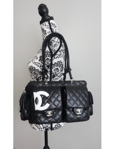 SAC CHANEL CAMBON REPORTER NOIR