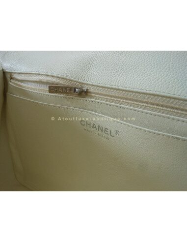 SAC CHANEL TIMELESS GRAND MODELE BLANC
