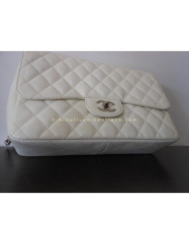 SAC CHANEL TIMELESS GRAND MODELE BLANC