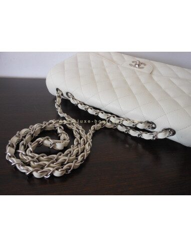 SAC CHANEL TIMELESS GRAND MODELE BLANC