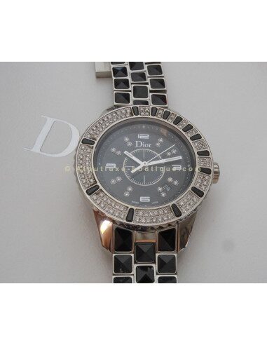MONTRE DIOR CHRISTAL 33MM DIAMANTS