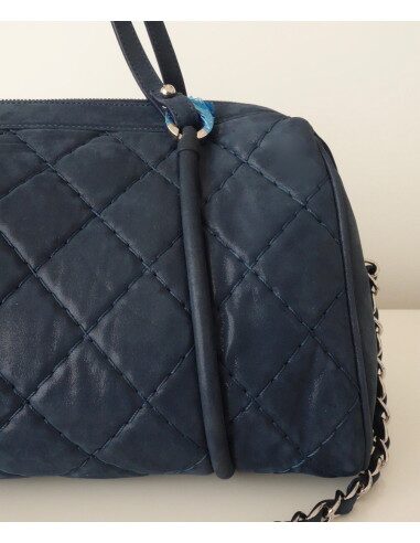SAC CHANEL SHOPPING BLEU
