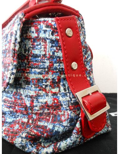 SAC CHANEL MADEMOISELLE GM CUIR / TWEED