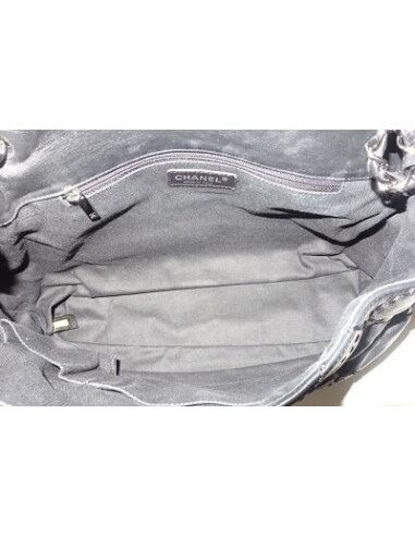 SAC CHANEL CUIR NOIR TGM