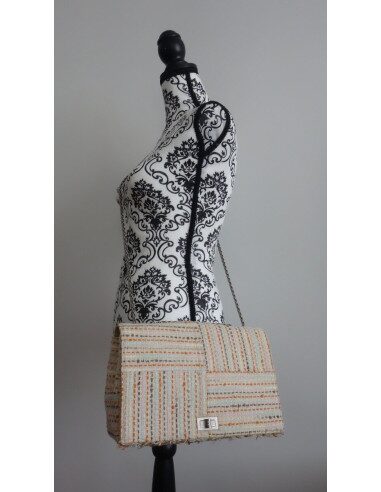 SAC CHANEL 2.55 TWEED GM