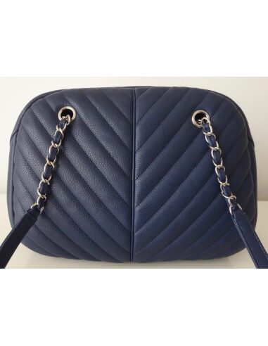 SAC CHANEL BOWLING CHEVRON