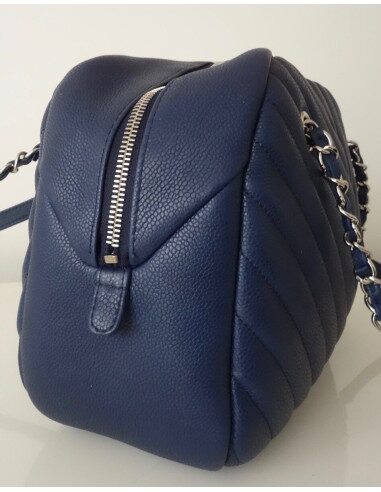 SAC CHANEL BOWLING CHEVRON