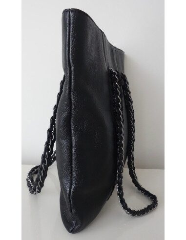 SAC CAHNEL SHOPPING NOIR