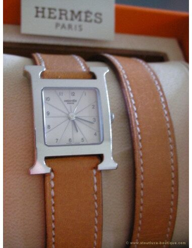 MONTRE HERMES H POUR FEMME