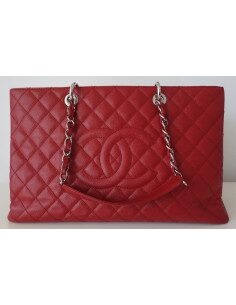 SAC CHANEL SHOPPING GST ROUGE