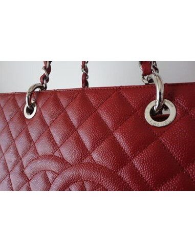 SAC CHANEL SHOPPING GST ROUGE
