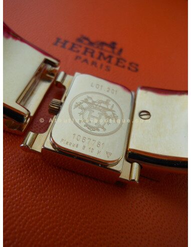 MONTRE BRACELET HERMES LOQUET THEME CHEVAUX