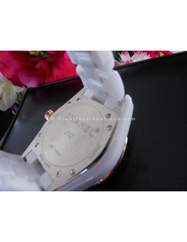 MONTRE CHANEL J12 - OR ROSE ET DIAMANTS