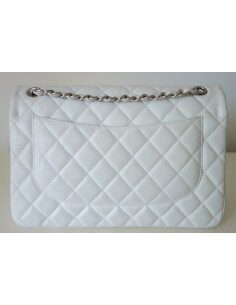 SAC CHANEL CLASSIQUE BLANC 2