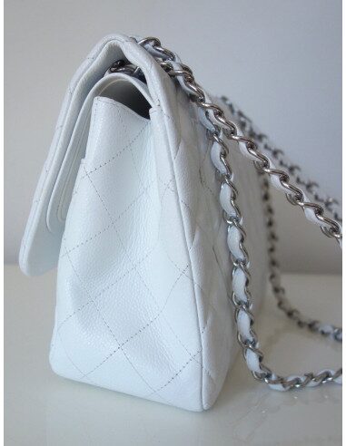 SAC CHANEL CLASSIQUE BLANC