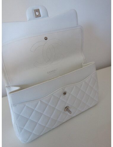 SAC CHANEL CLASSIQUE BLANC