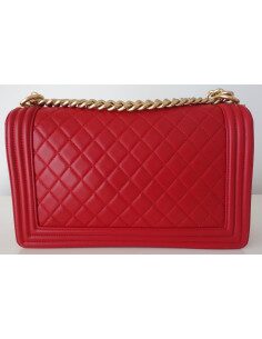 SAC CHANEL BOY ROUGE 2