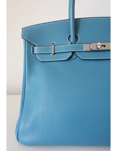 SAC HERMES BIRKIN 35 BLEU JEAN