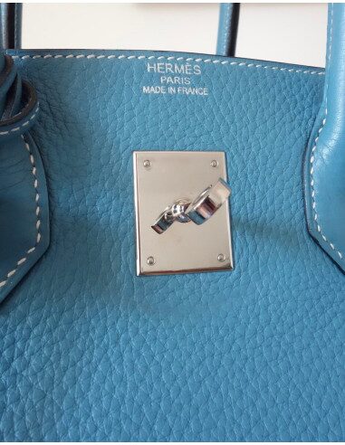 SAC HERMES BIRKIN 35 BLEU JEAN