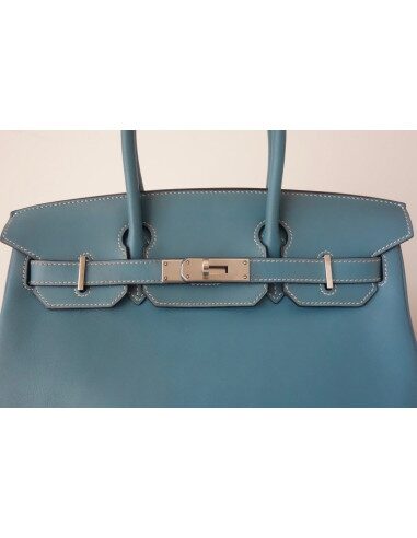 SAC HERMES BIRKIN 30 BLEU JEAN