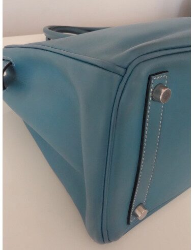 SAC HERMES BIRKIN 30 BLEU JEAN