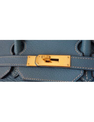 SAC HERMES BIRKIN 35 BLEU JEAN