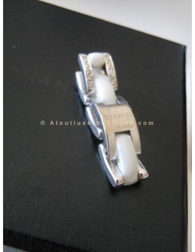 BAGUE CHANEL ULTRA CERAMIQUE BLANC - DIAMANTS
