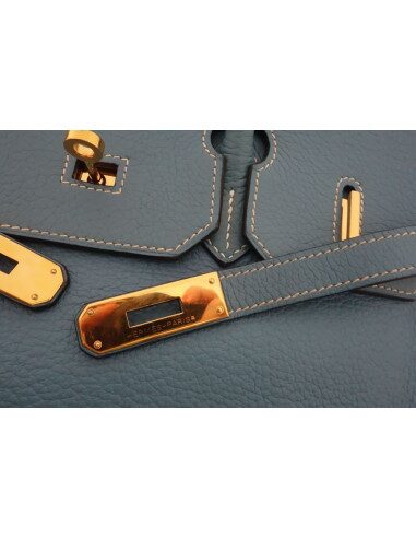 SAC HERMES BIRKIN 35 BLEU JEAN