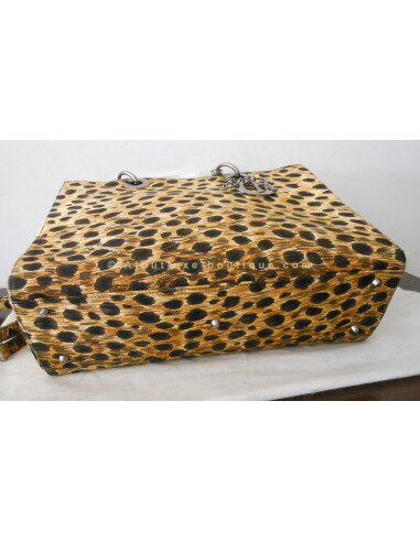 SAC LADY DIOR GRAND MODELE LEOPARD