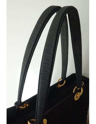 SAC LADY DIOR GM TOILE NOIR