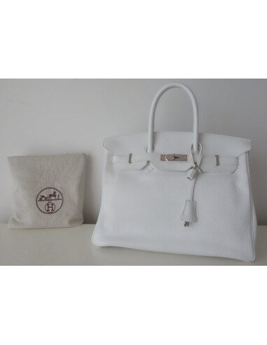 SAC HERMES BIRKIN 35 BLANC
