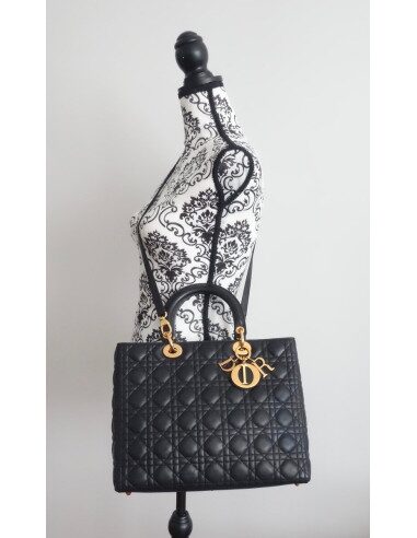 SAC LADY DIOR GM NOIR