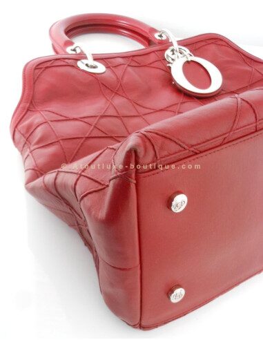 SAC DIOR GRANVILLE ROUGE