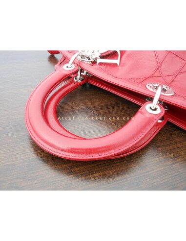 SAC DIOR GRANVILLE ROUGE