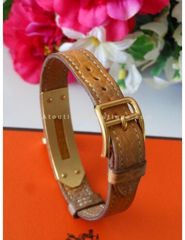 MONTRE HERMES KELLY BRACELET JAUNE COURCHEVEL