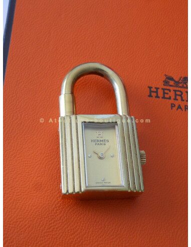 MONTRE HERMES KELLY BRACELET JAUNE COURCHEVEL