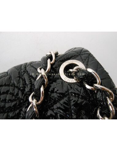 SAC CHANEL MAXI JUMBO CAMELIA NOIR