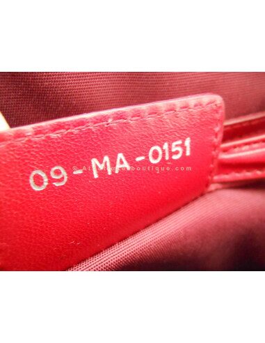 SAC DIOR GRANVILLE ROUGE