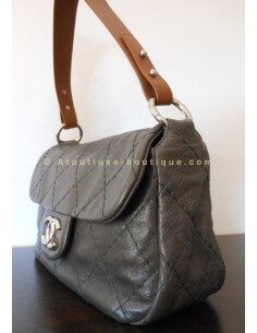 SAC CHANEL MADEMOISELLE GRIS JUMBO 2