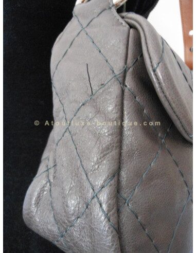 SAC CHANEL MADEMOISELLE GRIS JUMBO