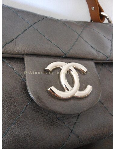 SAC CHANEL MADEMOISELLE GRIS JUMBO