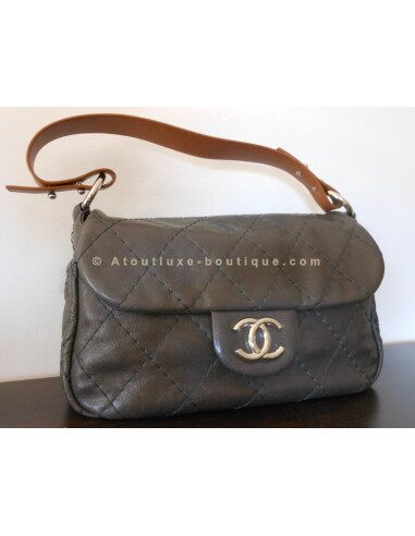 SAC CHANEL MADEMOISELLE GRIS JUMBO