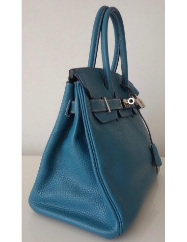 SAC HERMES BIRKIN 30 BLEU JEAN