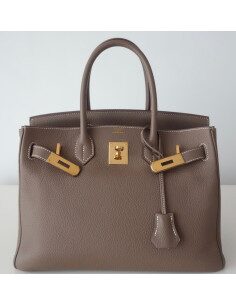 SAC HERMES BIRKIN 30 ETOUPE 2