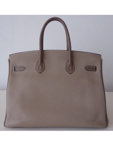 Sac Hermes Birkin 35 bicolore