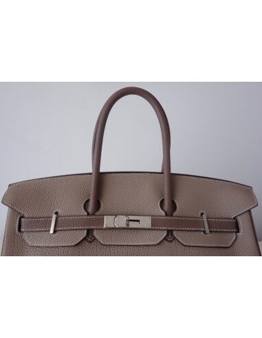 Sac Hermes Birkin 35 bicolore