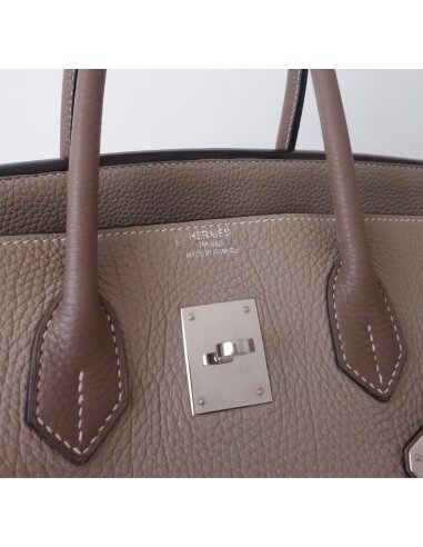 Sac Hermes Birkin 35 bicolore